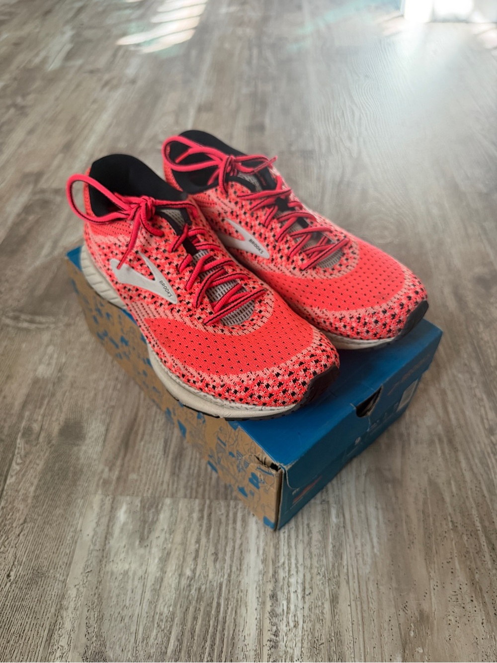 Brooks Women’s Bright Coral Athletic Running Shoes
